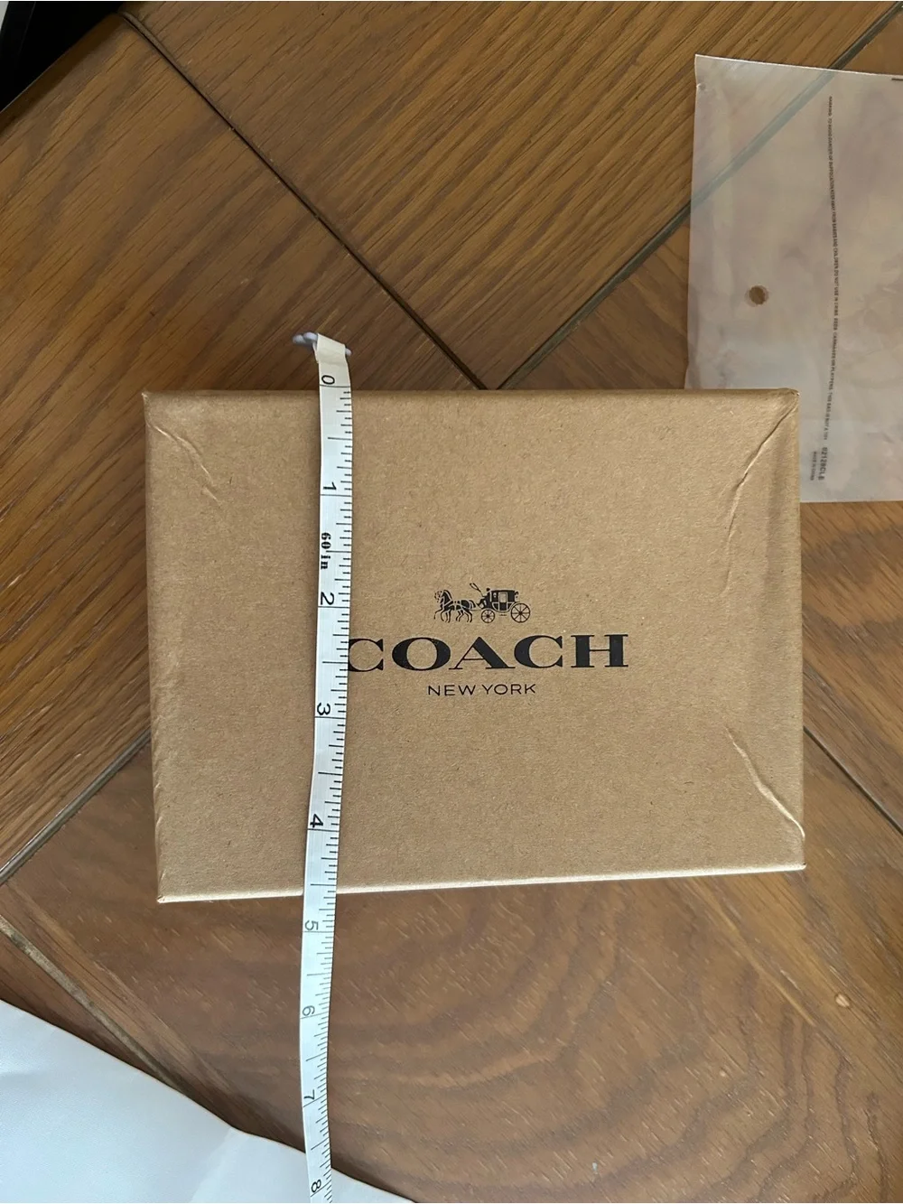 Coach Kids White Drawstring Logo Dust Bag